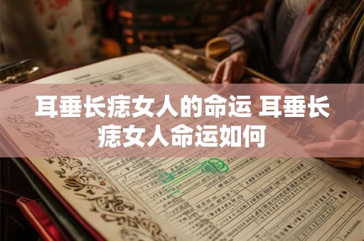 耳垂长痣女人的命运 耳垂长痣女人命运如何
