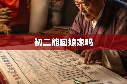 初二能回娘家吗