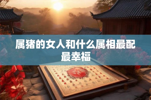 属猪的女人和什么属相最配最幸福