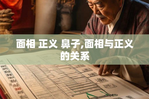 面相 正义 鼻子,面相与正义的关系