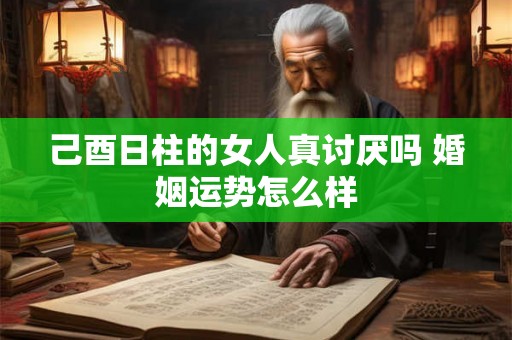 己酉日柱的女人真讨厌吗 婚姻运势怎么样