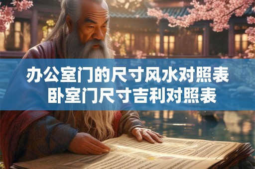 办公室门的尺寸风水对照表  卧室门尺寸吉利对照表