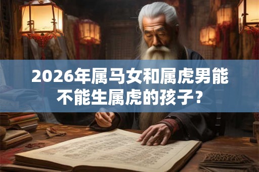 2026年属马女和属虎男能不能生属虎的孩子？