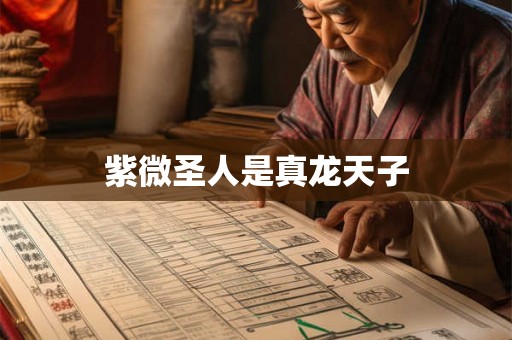 紫微圣人是真龙天子