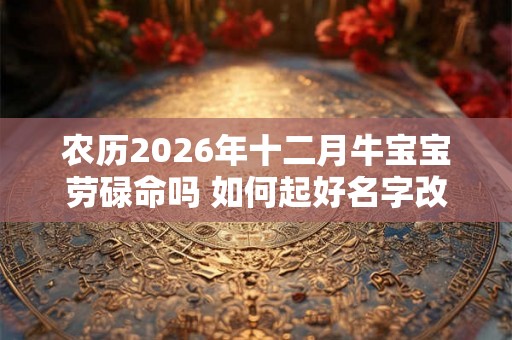 农历2026年十二月牛宝宝劳碌命吗 如何起好名字改变命运