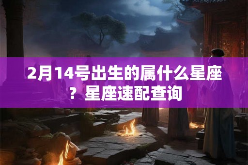 2月14号出生的属什么星座？星座速配查询