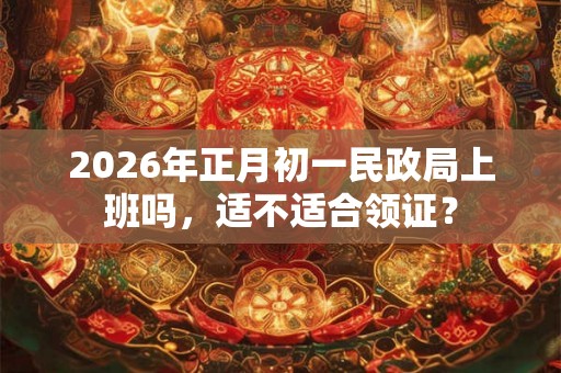 2026年正月初一民政局上班吗，适不适合领证？