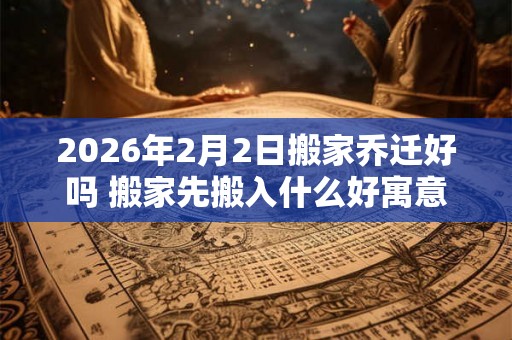 2026年2月2日搬家乔迁好吗 搬家先搬入什么好寓意