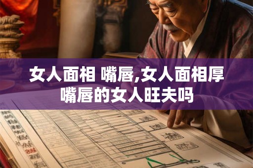 女人面相 嘴唇,女人面相厚嘴唇的女人旺夫吗