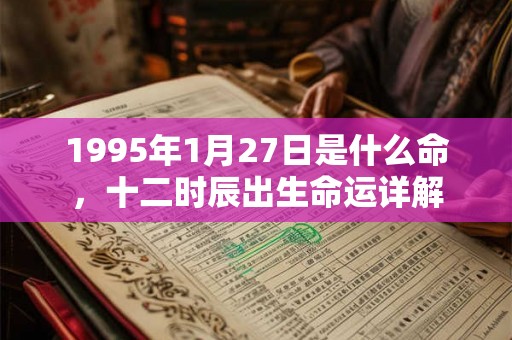 1995年1月27日是什么命,十二时辰出生命运详解 1995年1月27日是什么命,十二时辰出生命运详解