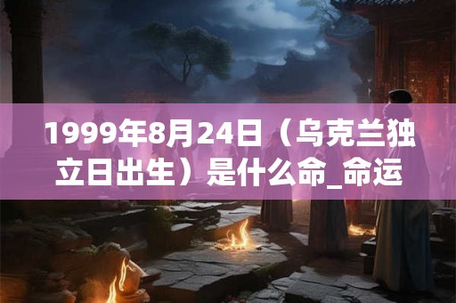 1999年8月24日(乌克兰独立日出生)是什么命_命运如何 1999年8月24日(乌克兰独立日出生)是什么命_命运如何