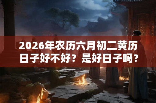 2026年农历六月初二黄历日子好不好？是好日子吗？