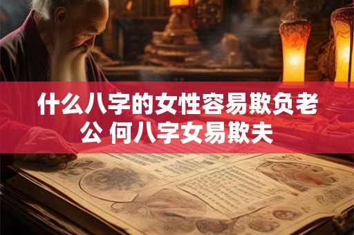 什么八字的女性容易欺负老公 何八字女易欺夫 什么八字的女性容易欺负老公 何八字女易欺夫