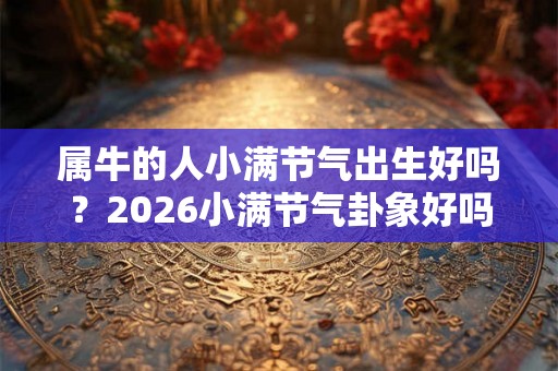属牛的人小满节气出生好吗？2026小满节气卦象好吗？