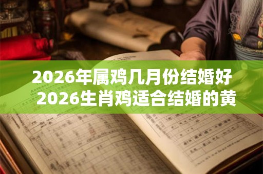 2026年属鸡几月份结婚好  2026生肖鸡适合结婚的黄道吉日