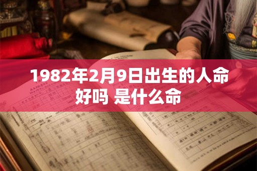 1982年2月9日出生的人命好吗 是什么命