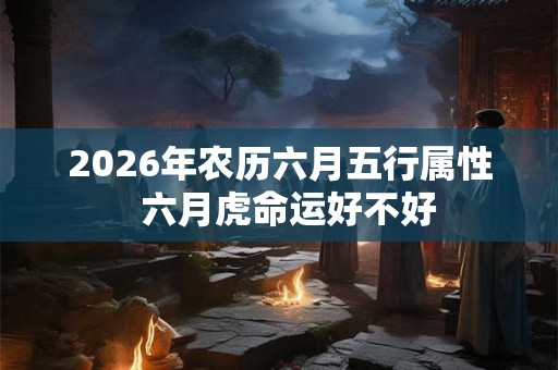 2026年农历六月五行属性 六月虎命运好不好 2026年农历六月五行属性 六月虎命运好不好