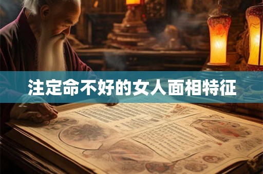 注定命不好的女人面相特征 注定命不好的女人面相特征