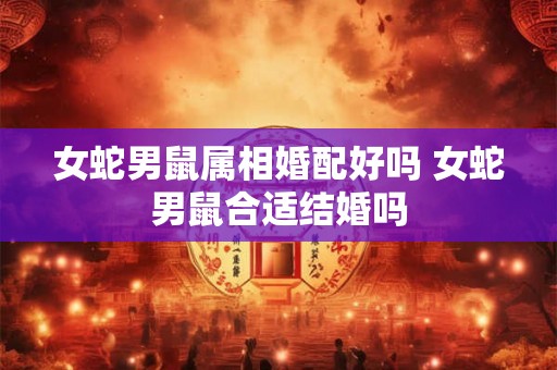 女蛇男鼠属相婚配好吗 女蛇男鼠合适结婚吗 女蛇男鼠属相婚配好吗 女蛇男鼠合适结婚吗