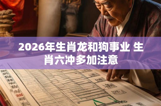 2026年生肖龙和狗事业 生肖六冲多加注意