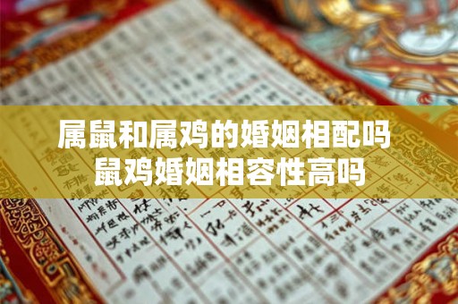 属鼠和属鸡的婚姻相配吗 鼠鸡婚姻相容性高吗
