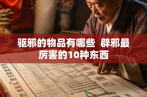 驱邪的物品有哪些  辟邪最厉害的10种东西