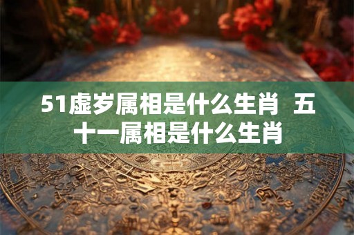 51虚岁属相是什么生肖  五十一属相是什么生肖