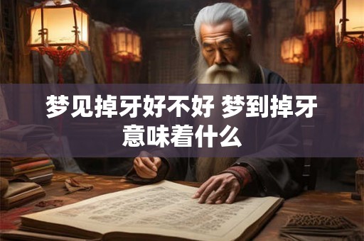 梦见掉牙好不好 梦到掉牙意味着什么 梦见掉牙好不好 梦到掉牙意味着什么