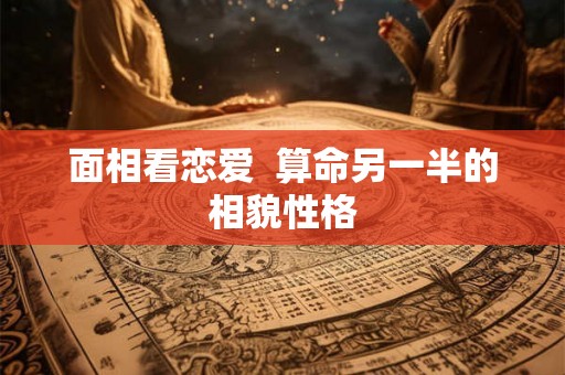 面相看恋爱  算命另一半的相貌性格