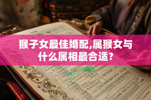 猴子女最佳婚配,属猴女与什么属相最合适? 猴子女最佳婚配,属猴女与什么属相最合适?