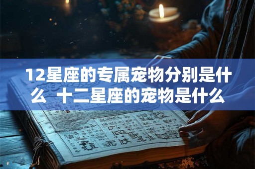 12星座的专属宠物分别是什么  十二星座的宠物是什么