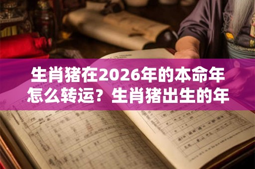 生肖猪在2026年的本命年怎么转运？生肖猪出生的年份