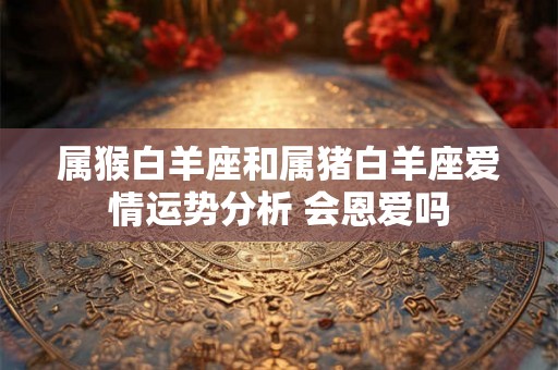 属猴白羊座和属猪白羊座爱情运势分析 会恩爱吗