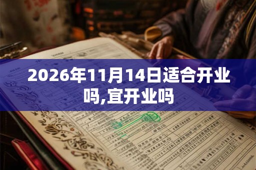 2026年11月14日适合开业吗,宜开业吗 2026年11月14日适合开业吗,宜开业吗
