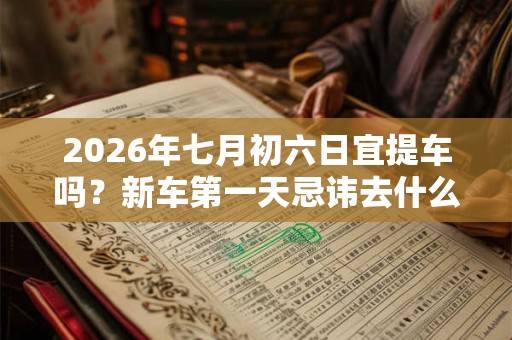 2026年七月初六日宜提车吗？新车第一天忌讳去什么地方