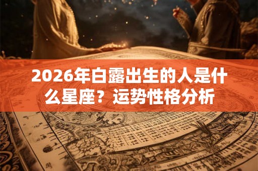 2026年白露出生的人是什么星座?运势性格分析 2026年白露出生的人是什么星座?运势性格分析