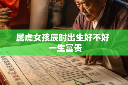 属虎女孩辰时出生好不好  一生富贵