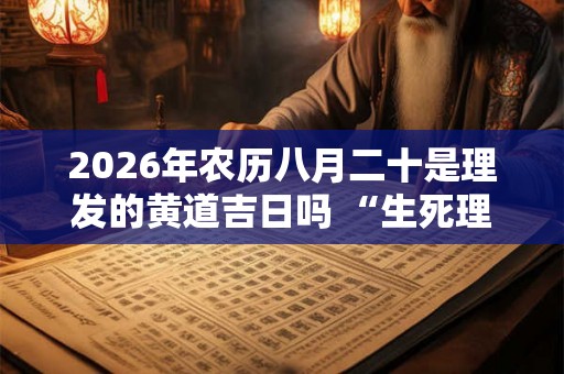 2026年农历八月二十是理发的黄道吉日吗 “生死理发”的习俗