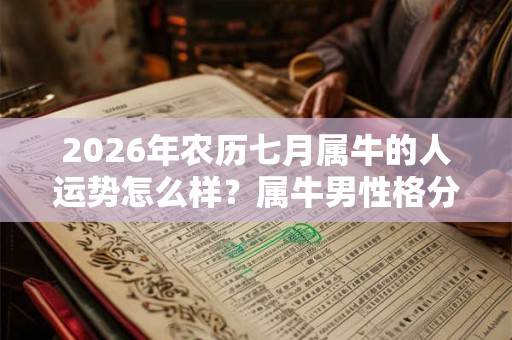 2026年农历七月属牛的人运势怎么样？属牛男性格分析