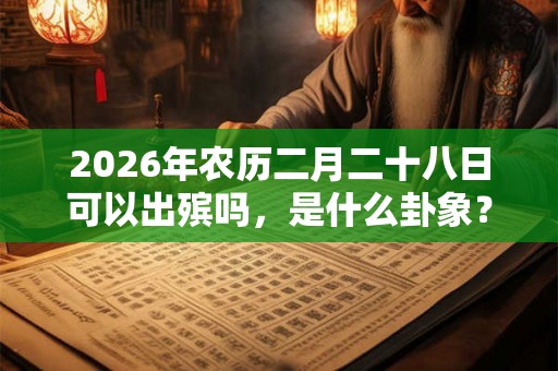 2026年农历二月二十八日可以出殡吗，是什么卦象？