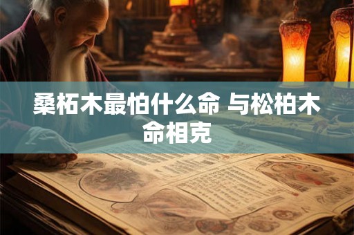桑柘木最怕什么命 与松柏木命相克