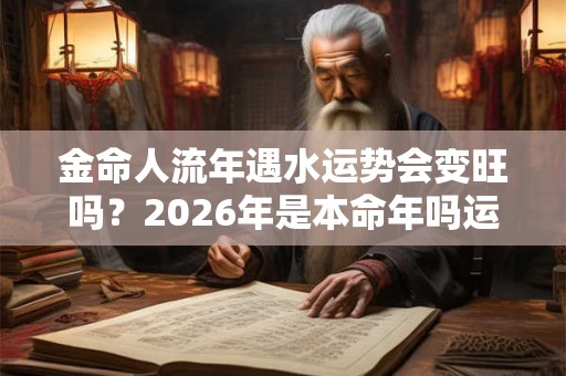 金命人流年遇水运势会变旺吗？2026年是本命年吗运势好吗？