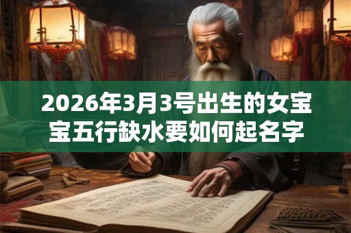 2026年3月3号出生的女宝宝五行缺水要如何起名字