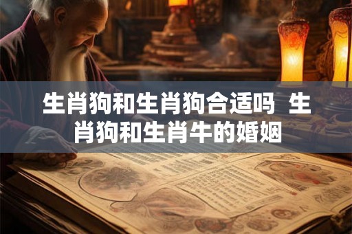 生肖狗和生肖狗合适吗 生肖狗和生肖牛的婚姻 生肖狗和生肖狗合适吗 生肖狗和生肖牛的婚姻