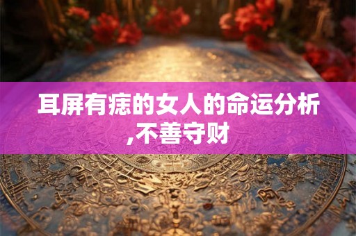 耳屏有痣的女人的命运分析,不善守财 耳屏有痣的女人的命运分析,不善守财