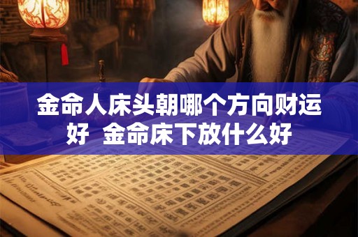 金命人床头朝哪个方向财运好  金命床下放什么好