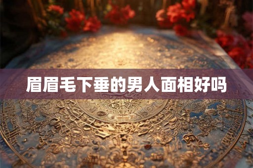 眉眉毛下垂的男人面相好吗