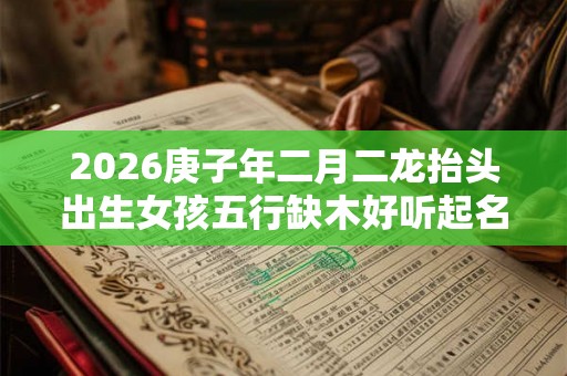 2026庚子年二月二龙抬头出生女孩五行缺木好听起名