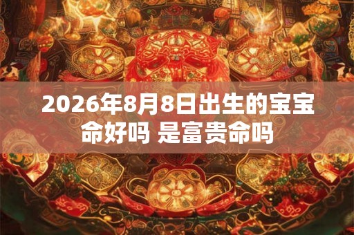 2026年8月8日出生的宝宝命好吗 是富贵命吗