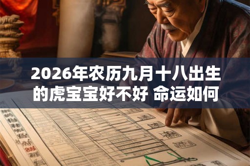 2026年农历九月十八出生的虎宝宝好不好 命运如何